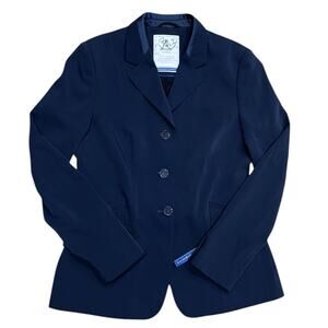 Tredstep Symphony Show Coat Jacket Navy Women’s Sz 4 Comfort Stretch Light